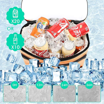 Kayak Cooler,Waterproof Kayak Seat Back Cooler for Kayaking,Kayak Accessories Cooler Bag,Protable Ice Chest,Beach Cooler,Travel Cooler for Camping or Lunch Bag