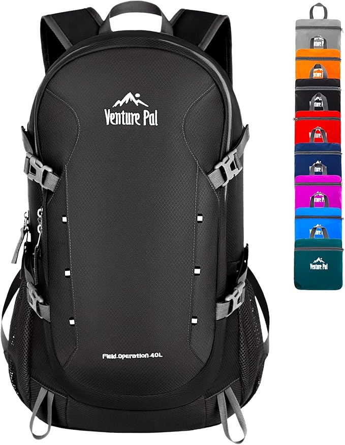Venture Pal 40L Lightweight Packable Travel Hiking Backpack Daypack
