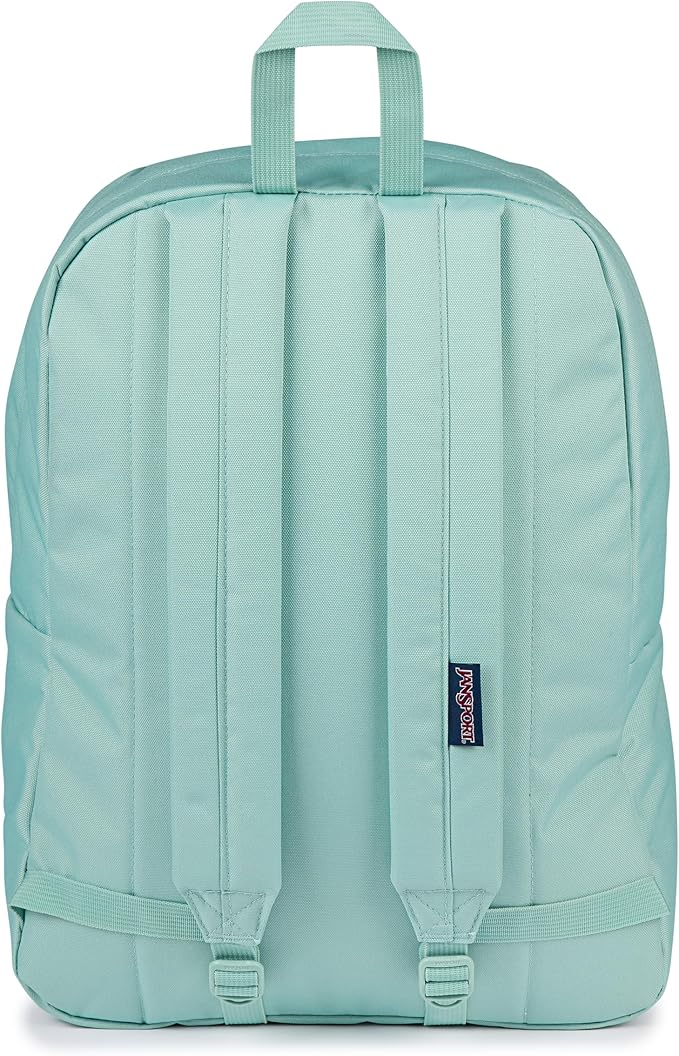 JanSport SuperBreak One Backpack - Durable, Lightweight Bag with 1 Main Compartment, Front Utility Pocket with Built-in Organizer, Premium Backpack, Faded Sage