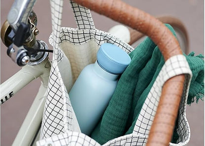 MEPAL, Large Insulated Water Bottle with Lid, BPA Free, Nordic Denim, Holds 30 oz, 1 Count