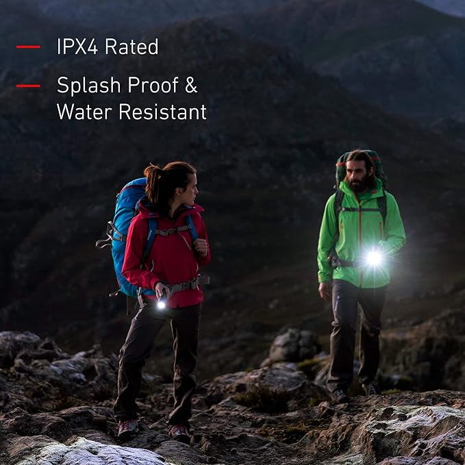Ledlenser, MT10 Rechargeable Outdoor Flashlight, High Power LED, 1000 Lumens, Advanced Focus System for Home Use, Camping, Battery Charge Indicator