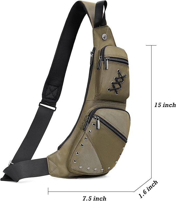 NICGID Sling Bag Chest Shoulder Backpack Crossbody Bags Casual Daypack for Men Women