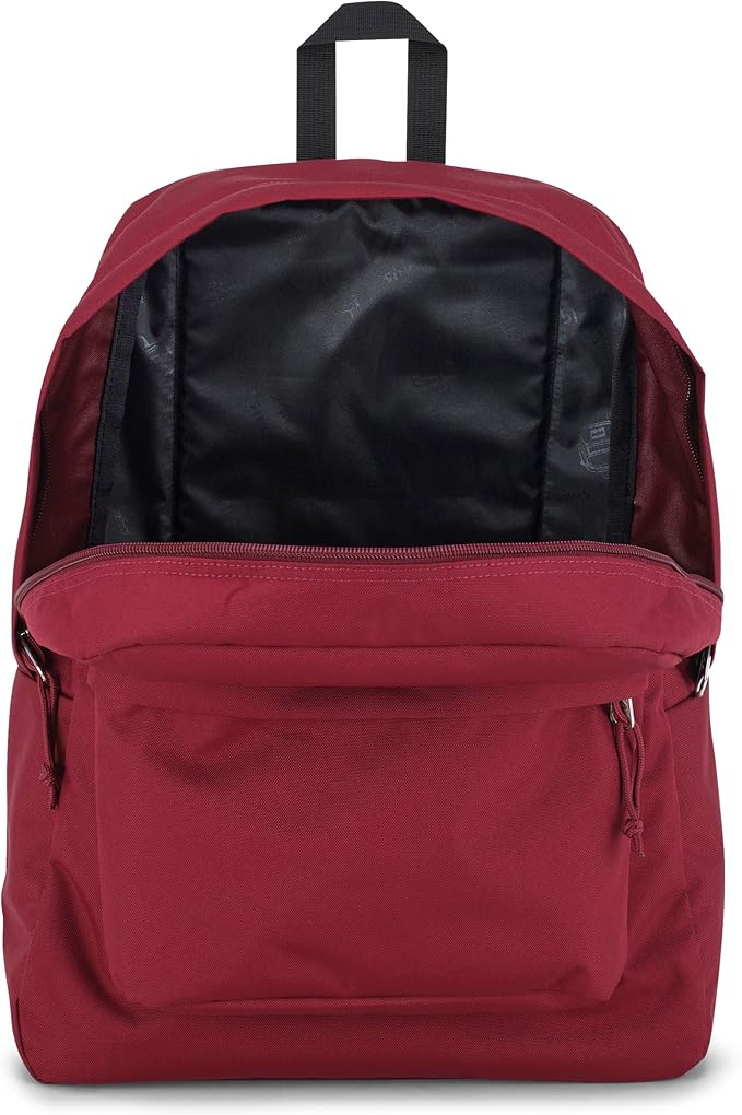 JanSport SuperBreak One Backpacks - Durable, Lightweight Bag with 1 Main Compartment, Front Utility Pocket with Built-in Organizer - Premium Backpack, Russet Red