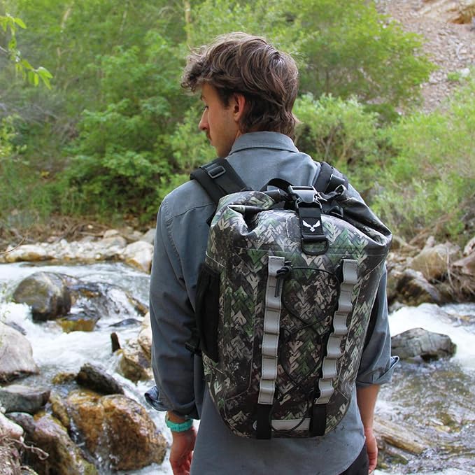 FIREbreak 2.0 | Waterproof 25L Backpack Premium Dry Bag | Roll-Top, Reinforced, Lightweight, 2.8 lbs 25-Liter
