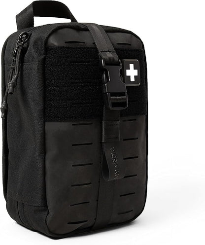 MY MEDIC MyFAK PRO Ifak First Aid Kit - 140 Life Saving Trauma and Medical Items - HSA FSA Eligible Survival Kit for Camping or Your Car - Black