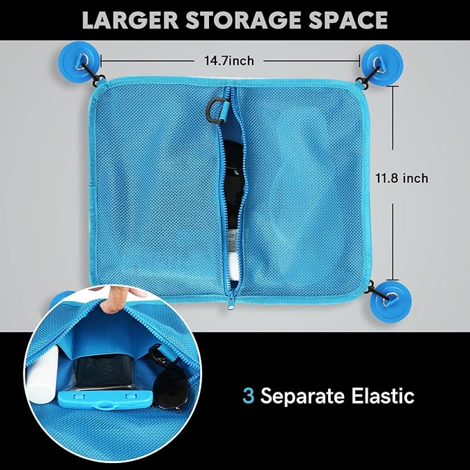 Paddle Board Deck Bag, Sup Accessories Mesh Storage Deck Bag