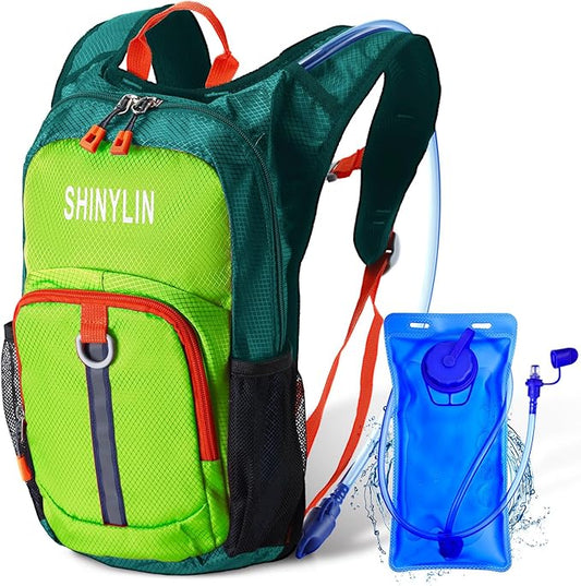 1 Pcs Kids Hydration Backpack with 1.5L Hydration Water Bladder Lightweight Water Backpack Hydration Pack