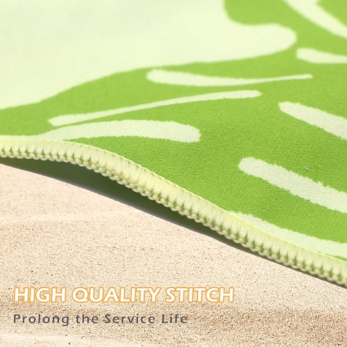 Eunzel 2 Pack Microfiber Beach Towel, Quick Dry Travel Towel Large Sand Free Towel for Beach, Camping, Swim Pool, Gym, Sports& Yoga 71"x32", Fish