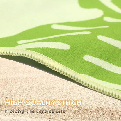 Eunzel 2 Pack Microfiber Beach Towel, Quick Dry Travel Towel Large Sand Free Towel for Beach, Camping, Swim Pool, Gym, Sports& Yoga 71"x32", Fish