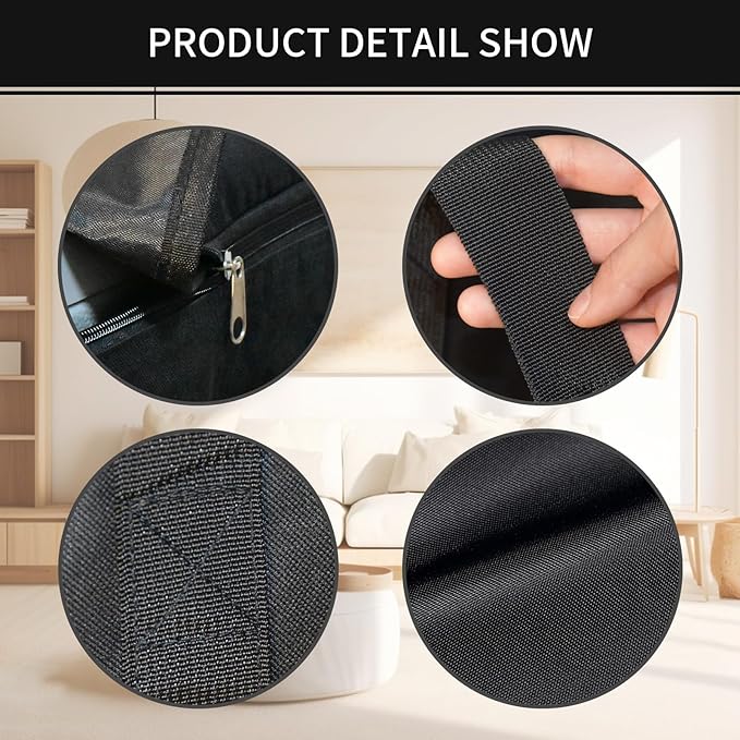 Mupera Portable Toilet Storage Bag - Durable Carrying Bag for RV Travel Potty 5.3 Gallon, Camping Toilet Storage Bag Double Layer with Lining, Bag for Portable Toilet Protector and Easy Transport