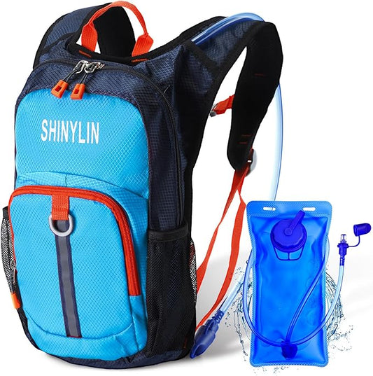 1 Pcs Kids Hydration Backpack with 1.5L Hydration Water Bladder Lightweight Water Backpack Hydration Pack