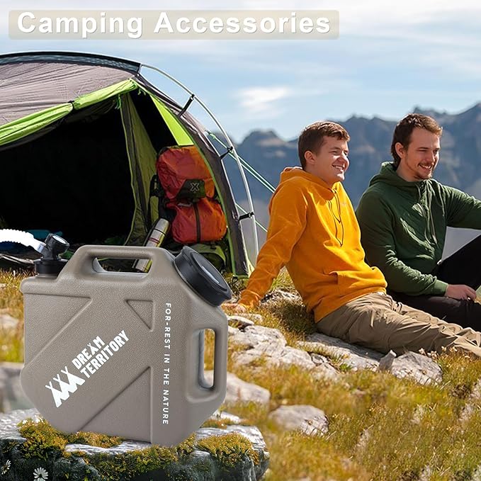 2.6Gallon (10L) Water Jug，camping gear，Water Tank,BPA Free Water Jug, Multifunction Water Storage Containers for Camping Outdoor Hiking,Emergency Stroage