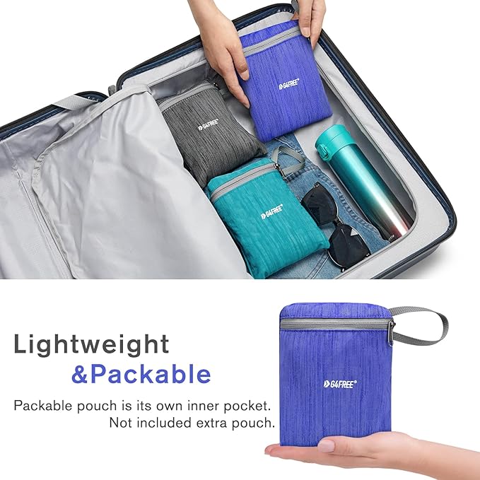 G4Free 10L/15L Hiking Backpack Lightweight Packable Hiking Daypack Small Travel Outdoor Foldable Shoulder Bag