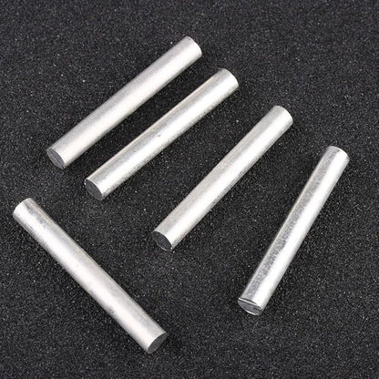 F-ber 5pcs 4inch(100mm)/5inch(127mm) Long OD16mm(0.63") High Purity 99% Magnesium Metal Rod Mg Fire Starter Survival Emergency Rod Well Sparks for Camping Hiking
