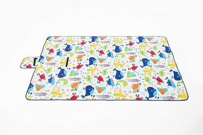Extra Large Picnic Blanket Waterproof & Sandproof, Machine Washable Beach Blanket, 79"X59" Outdoor Blanket for 4-6 Persons,Portable Picnic Mat with for for Grass,Park,The Beach Camping