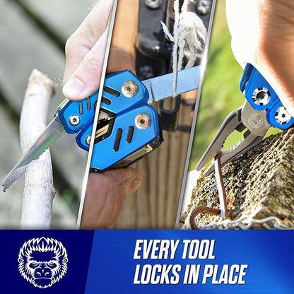 Holtzman's Gorilla Survival 3 Piece Pocket Multitool Utility Knife Gift Set