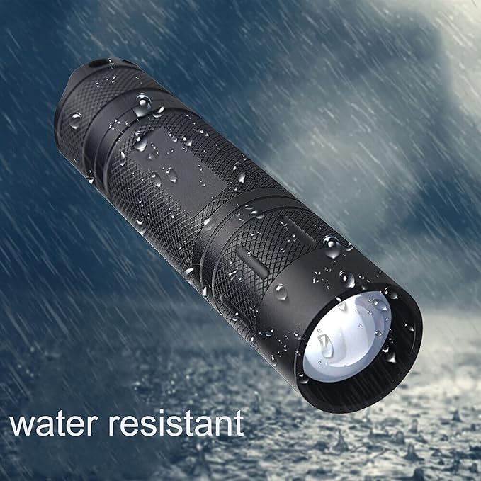 Green Light Flashlight Single Mode Zoomable Green LED Flashlights for Night Hunting, Hog