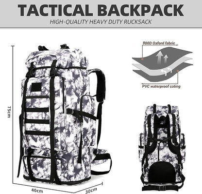 100L Hiking Camping Backpack Tactical Backpack for Men Large Survival Hunting Waterproof Backpack Molle Rucksack Military Camping Backpacking Daypack