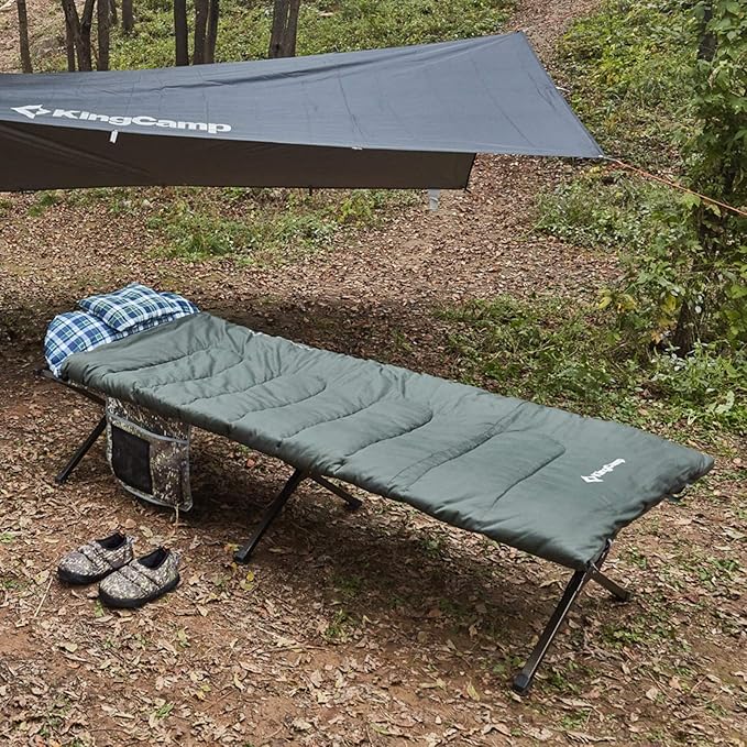 KingCamp 3-in-1 Sleeping Bag for Adults Cold & Warm Weather, XL Size for Big & Tall Individuals, Waterproof, Flannel Lining, Extra Length-Ideal for Camping & Backpacking