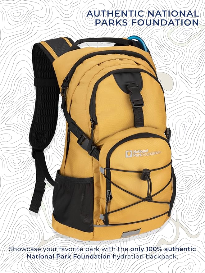 18L Hydration Backpack with 2 Liter Hydro Water Bladder Bag, Lightweight Daypack for Cycling, Hiking, Running, Climbing, for Men Women Kids