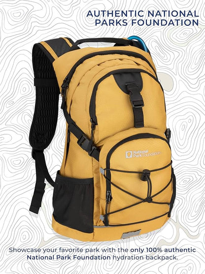 18L Hydration Backpack with 2 Liter Hydro Water Bladder Bag, Lightweight Daypack for Cycling, Hiking, Running, Climbing, for Men Women Kids