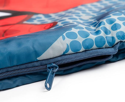 Jay Franco Marvel Spiderman Spidey Dots Slumber Sack - Cozy & Warm Kids Lightweight Slumber Bag/Sleeping Bag