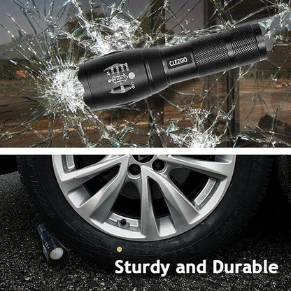 Flashlights High Lumens LED Powerful-Flashlights Handy Light Type 5 Modes Zoomable, Waterproof, Lightweight Flash Lights/Flashlights for Home,Outdoor,Emergencies,Camping,Travel-2 Pack