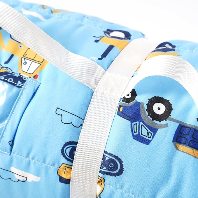 Bunnikins & Clover Toddler Nap Mat with Removable Pillow, Nap Mats for Preschool, Easy Clean Toddler Nap Pad for Kindergarten, Kids Sleeping Bag for Travel Camping