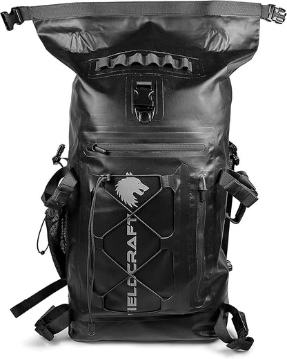 FIELDCRAFT Wayfarer Waterproof Rolltop Backpack Dry Bag for Outdoor, Water Sports, Kayaking, Boating, Camping, Hiking, Scuba Diving, Fishing, Beach, and Lake Activities