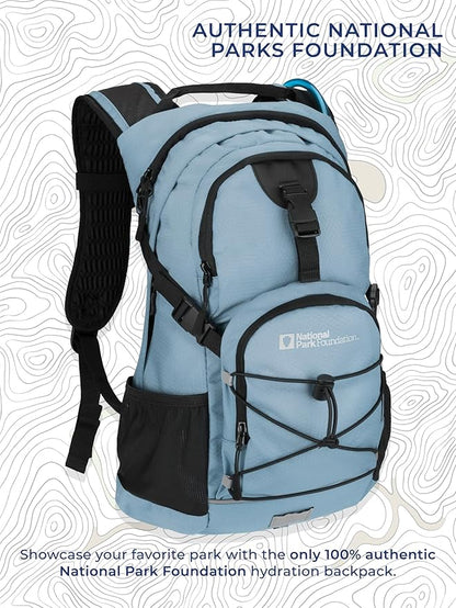 18L Hydration Backpack with 2 Liter Hydro Water Bladder Bag, Lightweight Daypack for Cycling, Hiking, Running, Climbing, for Men Women Kids