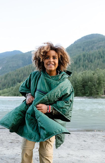 Therm-a-Rest Unisex-Youth Kids Honcho Poncho Wearable Hoodie Blanket