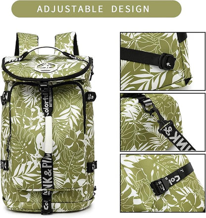 gym duffel bag backpack wrestling bag with shoe compartment 4 kinds of back method waterproof sports walking laptop
