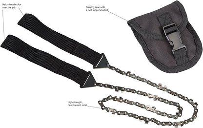 Hooyman Hand Held Chain Saw for Cutting Trimming Hunting and Camping