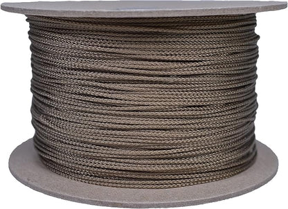BORED? PARACORD! Nylon Micro Cord - 125 or 1000 Foot Spool Options - 70+ Colors and Patterns - 1.18mm Cord