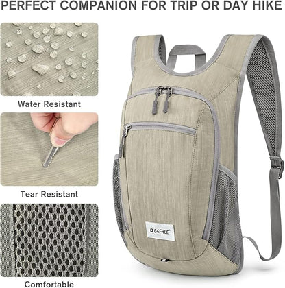 G4Free 10L/15L Hiking Backpack Lightweight Packable Hiking Daypack Small Travel Outdoor Foldable Shoulder Bag