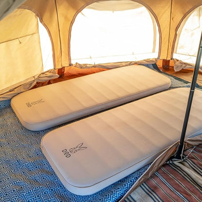 Soto Sleeping Pad for Camping - Extra Thick Self-Inflating Camping - Mattress and Camping Pillow - Tan - Small