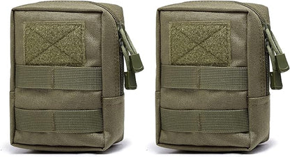 Azarxis Molle Pouches, Tactical Compact EDC Small Utility Pouch Waist Bags Sundries Storage Admin Organize Gear Gadget for Military Backpack