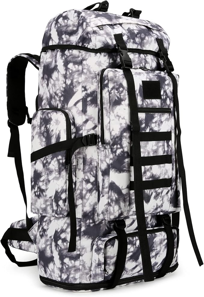 100L Hiking Camping Backpack Tactical Backpack for Men Large Survival Hunting Waterproof Backpack Molle Rucksack Military Camping Backpacking Daypack