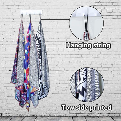 Alpaca Cactus Oversized Microfiber Pool Sandproof Camping Towel - 72"x36" Quick Fast Dry Sand Free Proof Extra Large Big Outdoor Travel Rack Swim Micro Fiber Blanket Yoga Mat Personalized Women Men