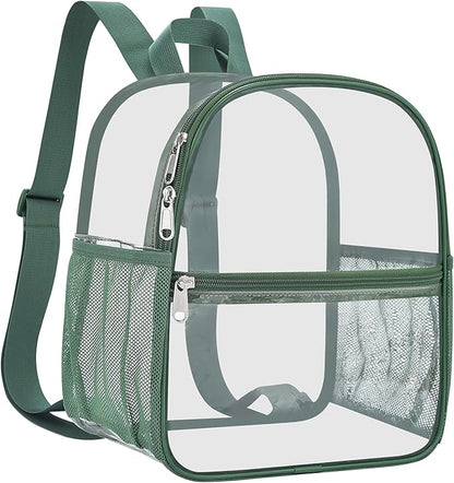 Oraben Clear Backpack for Stadium Events Stadium Backpack Waterproof 12x6x12 Clear Bag for for Concert Sport Work