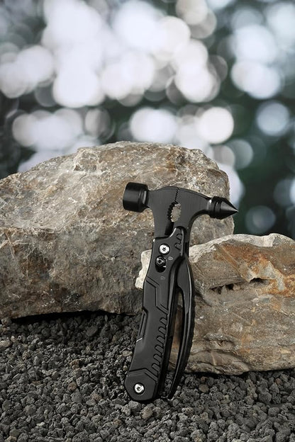 KA-71 14-in-1 Multitool with Safety Locking, Professional Stainless Steel Multitool Pocket Hammer,Nail Puller, Flat Pliers, Grip Pliers, Apply to Survival,Camping, Hunting and Hiking