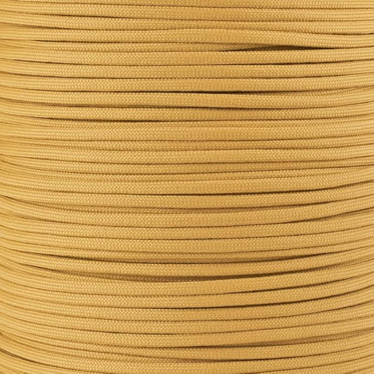 Paracord Planet Yellow 550 Paracord – 7 Strand Type III Paracord for Camping, Crafting, Utility and More! – Marigold (25 ft)