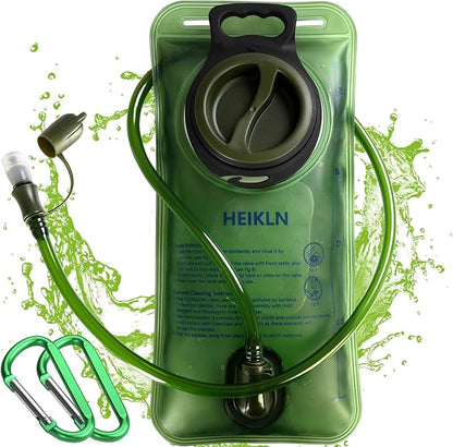 Hydration Bladder, 2L-3L Water Bladder for Hiking Backpack Water Storage Bag Reservoir, BPA Free Water Pouch Hydration Pack Replacement for Bicycling Cycling Hiking Camping Hunting Running
