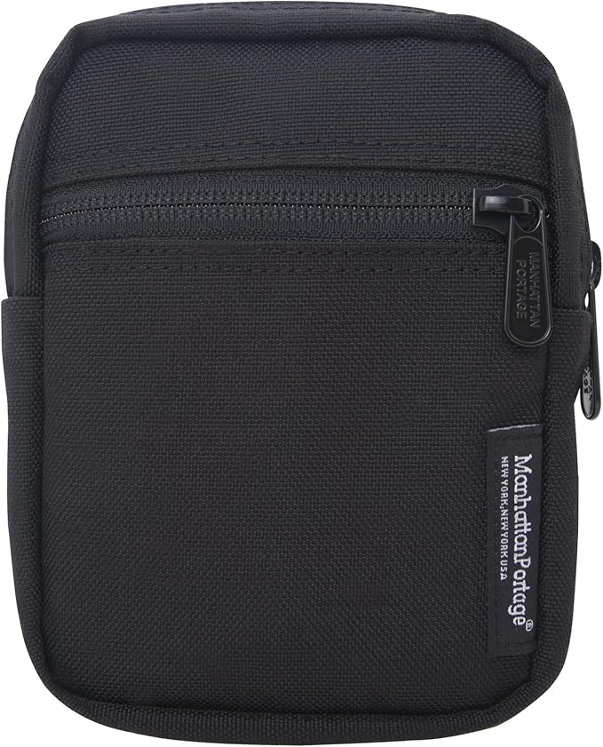 Manhattan Portage Trek Zipper Pouch - Stylish And Functional Travel Organizer 1000D Cordura And Water Resistant (Black)