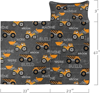 Space Nap Mat - Space Ship Galaxy Sleeping Bag with Removable Pillow - Daycare and Sleepovers Preschool Kindergarten Bedding Set for Kids Toddler Boys Girls