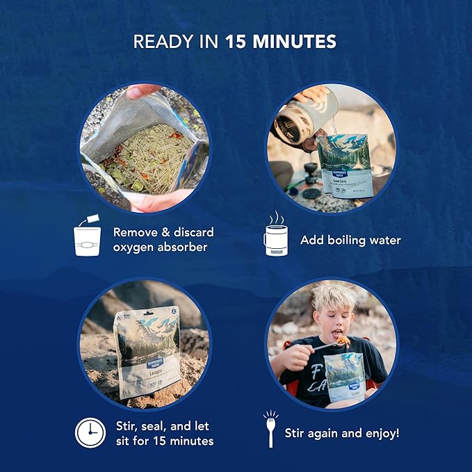 Backpacker's Pantry Chana Masala - Freeze Dried Backpacking & Camping Food - Emergency Food - 21 Grams of Protein, Vegan, Gluten-Free - 1 Count