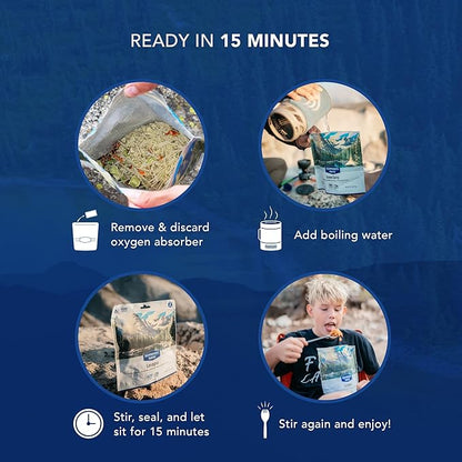 Backpacker's Pantry Chana Masala - Freeze Dried Backpacking & Camping Food - Emergency Food - 21 Grams of Protein, Vegan, Gluten-Free - 1 Count