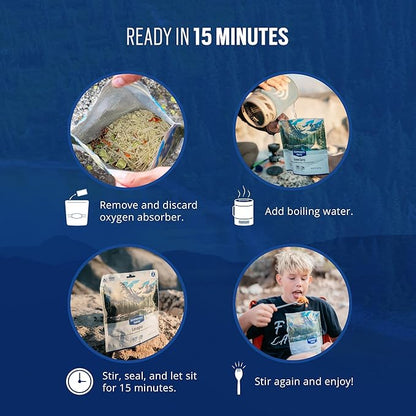 Backpacker's Pantry Pad Thai - Freeze Dried Backpacking & Camping Food - Emergency Food - 23 Grams of Protein, Vegan, Gluten Free
