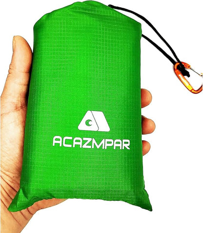 Waterproof Camping Tent Tarp, Ultralight Tent Footprint, Ground Tent Floor Saver for Camping Hiking (Green-79 x55)