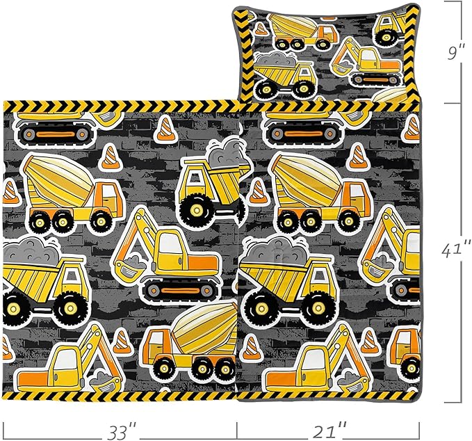 Space Nap Mat - Space Ship Galaxy Sleeping Bag with Removable Pillow - Daycare and Sleepovers Preschool Kindergarten Bedding Set for Kids Toddler Boys Girls